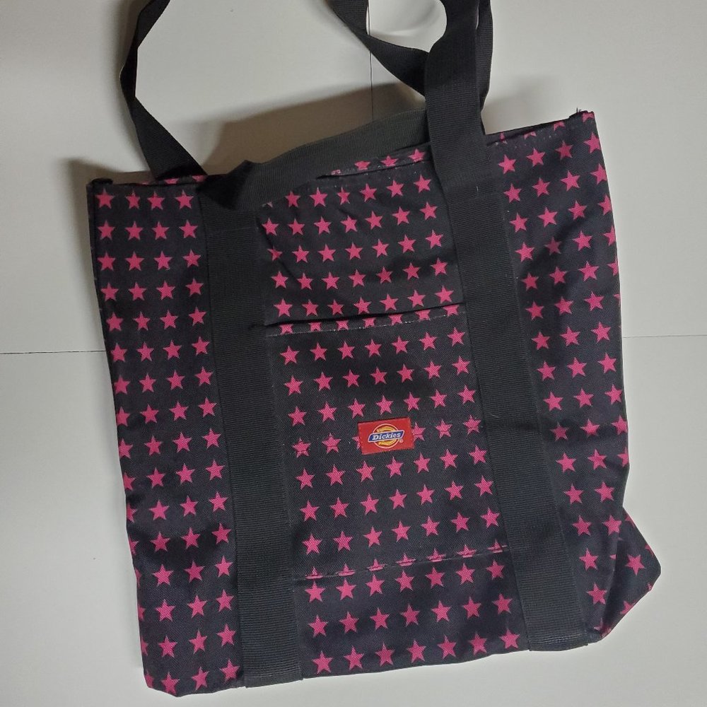 Dickies Tote Bag Pink Stars